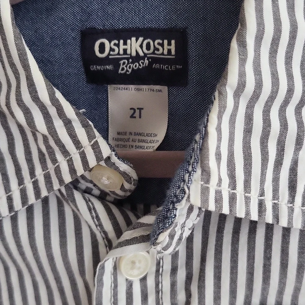 OshKosh B'gosh Striped Kids Button Down Shirt